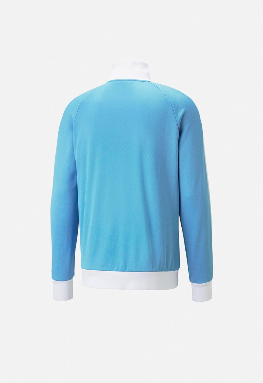 PUMA - Man City fc ftblheritage t7 track jacket - team light blue-puma white