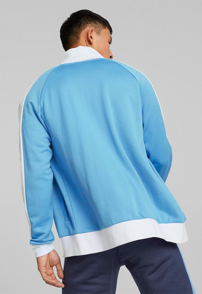 PUMA - Man City fc ftblheritage t7 track jacket - team light blue-puma white