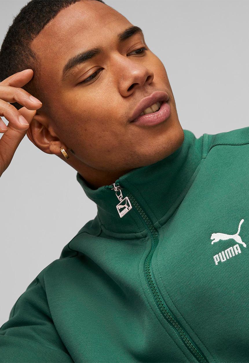 PUMA - T7 track jacket dk - vine