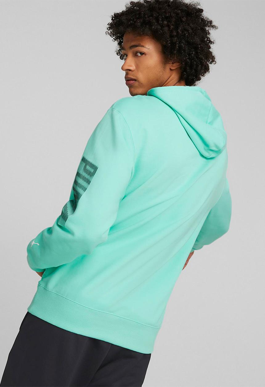 PUMA - Swxp graphic hoodie tr - mint