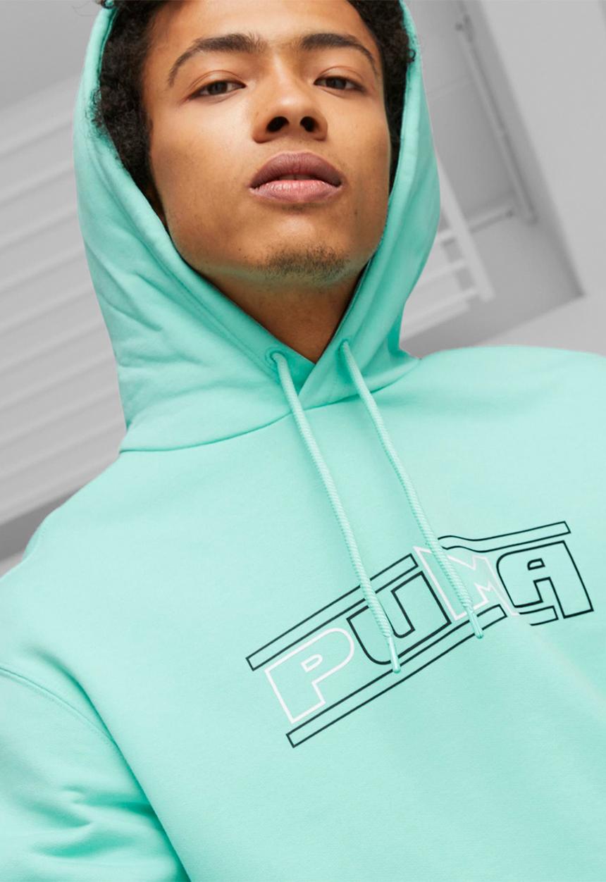 PUMA - Swxp graphic hoodie tr - mint