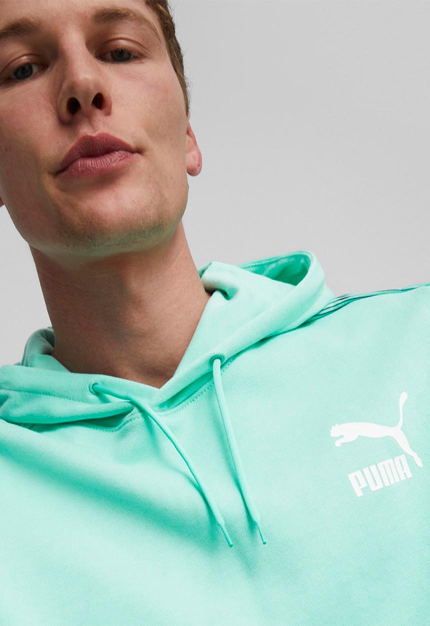 PUMA - T7 sport hoodie tr - mint