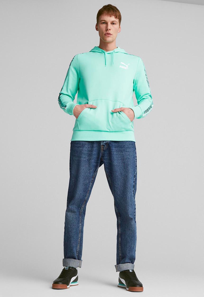 PUMA - T7 sport hoodie tr - mint