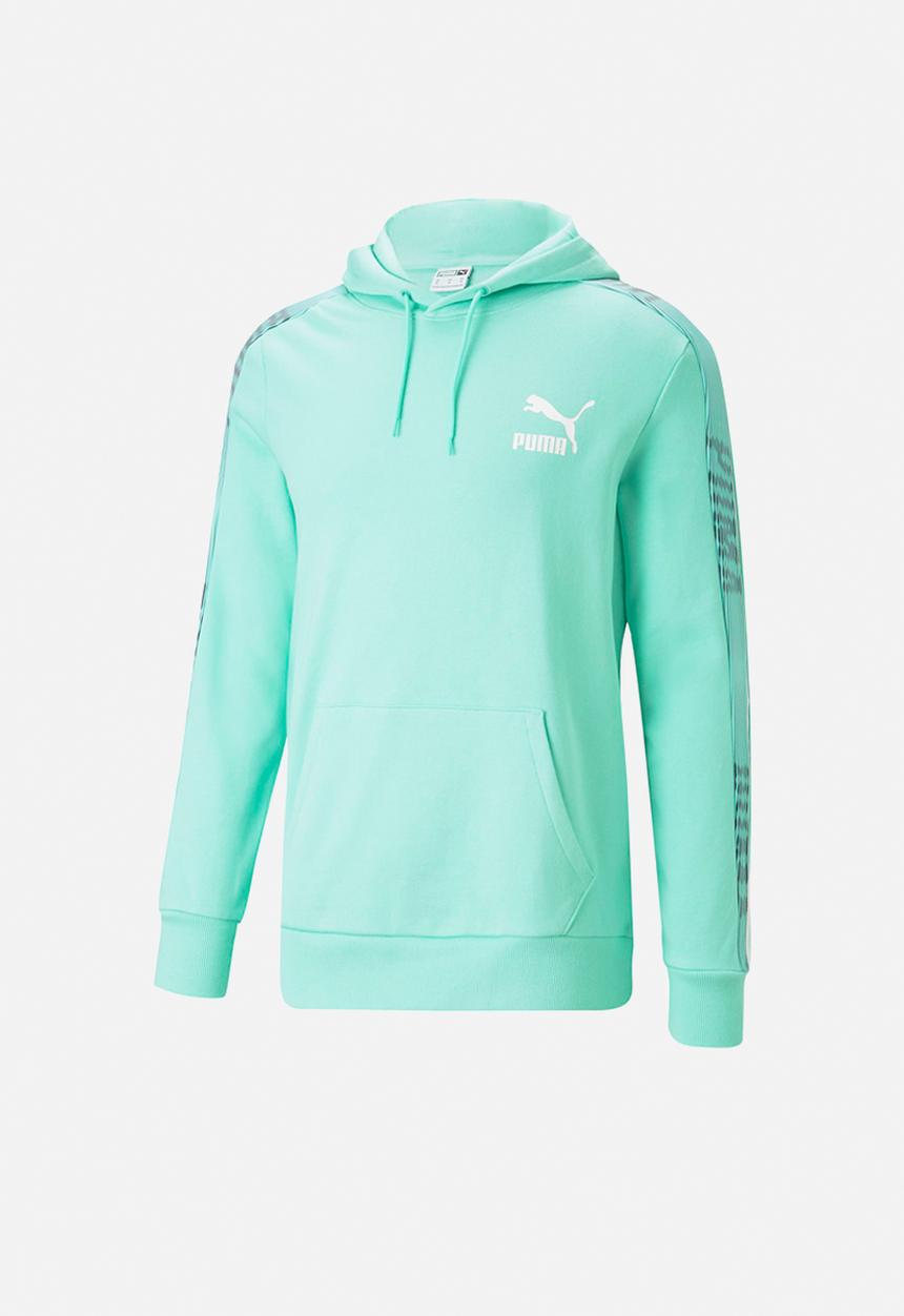 PUMA - T7 sport hoodie tr - mint