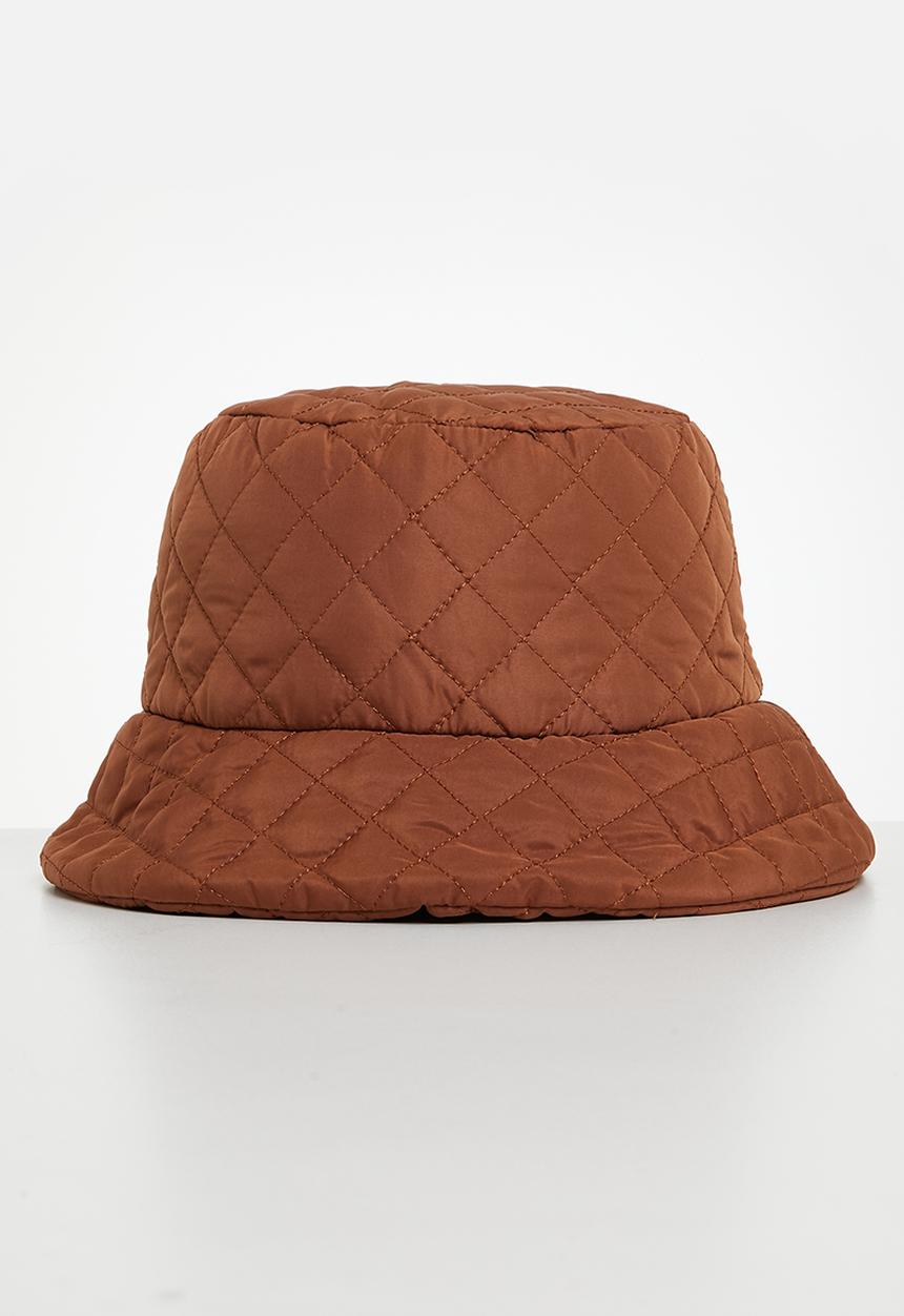 Superbalist - Quilted bucket hat - brown