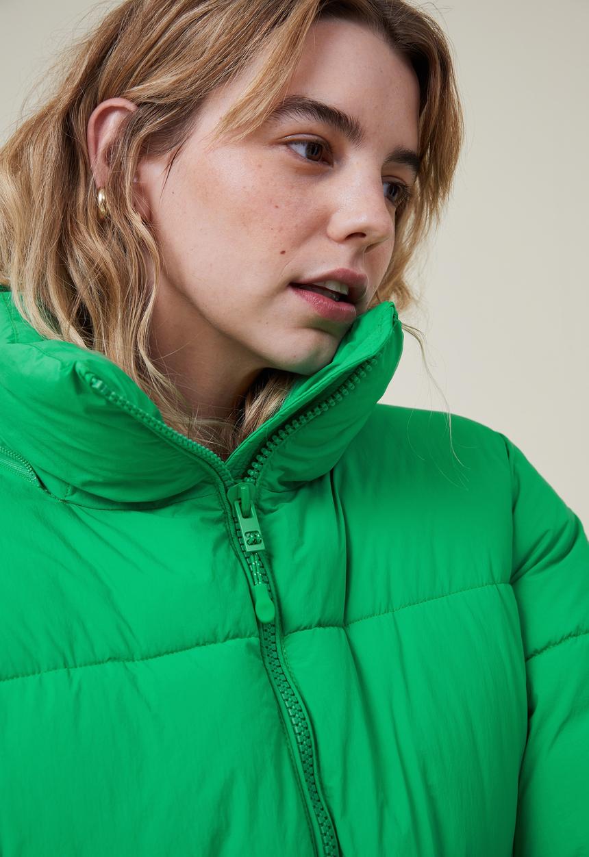 Cotton On - The recycled mother puffer jacket 3.0 - green chilli 