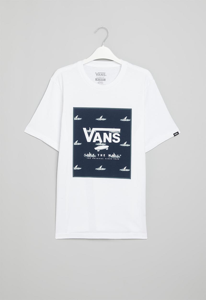 Vans - By print box boys - white-dress blues