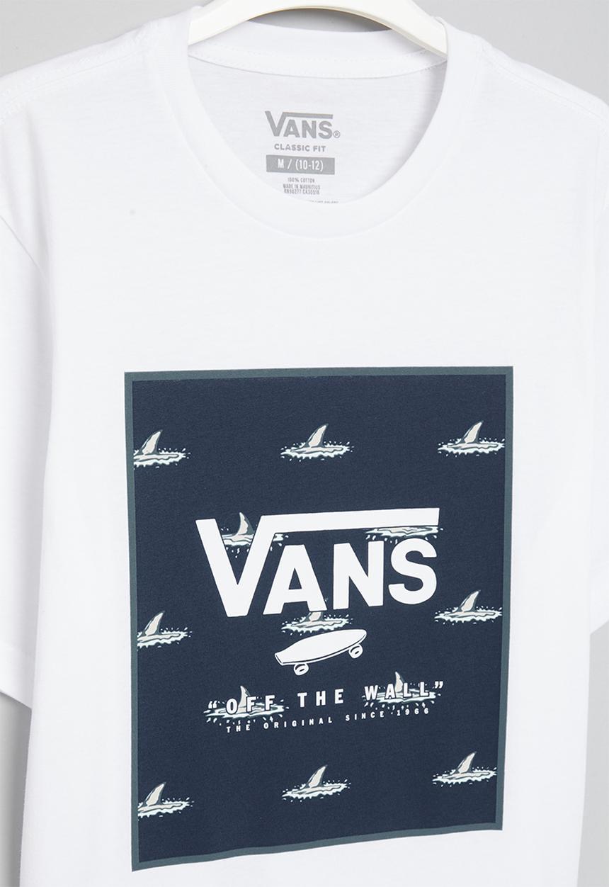 Vans - By print box boys - white-dress blues