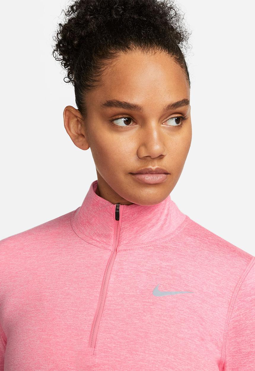 Nike - W nike dri-fit element top hz - coral chalk/pearl pink/reflective silv