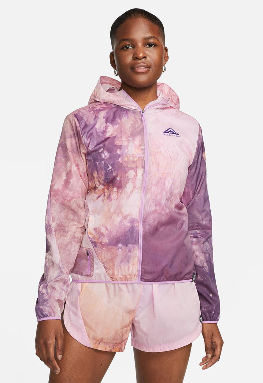 Nike - W nk trail repel jkt - sundial/rush fuchsia/action grape