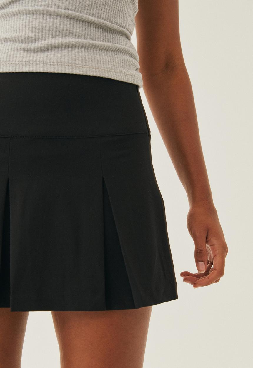 Supré  - Keri pleated mini skirt - black