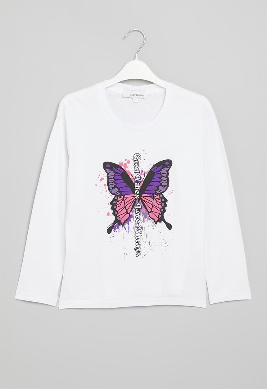 Superbalist - Graphic tee - white 