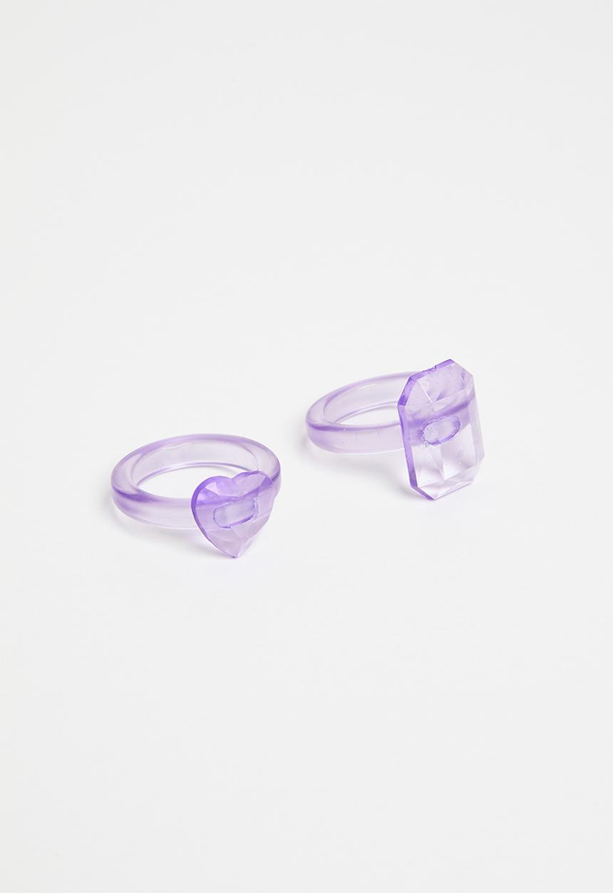 Superbalist - Sabine ring set - purple