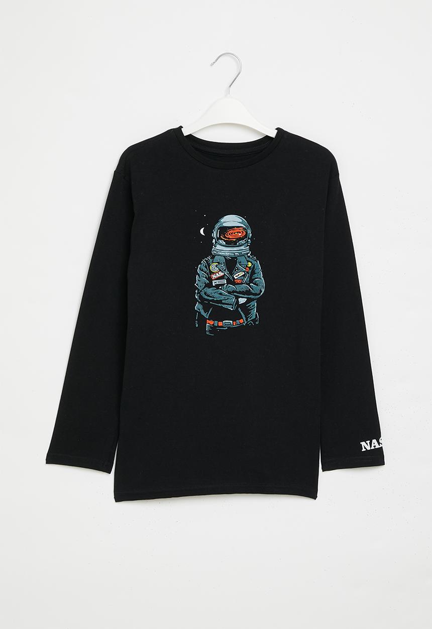 Rebel Republic - NASA tee - black 
