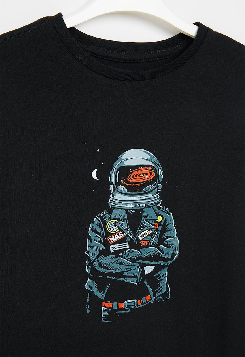 Rebel Republic - NASA tee - black 