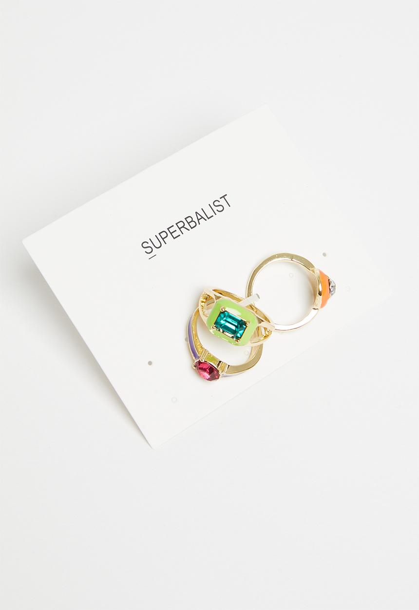 Superbalist - Ruby ring pack - multi