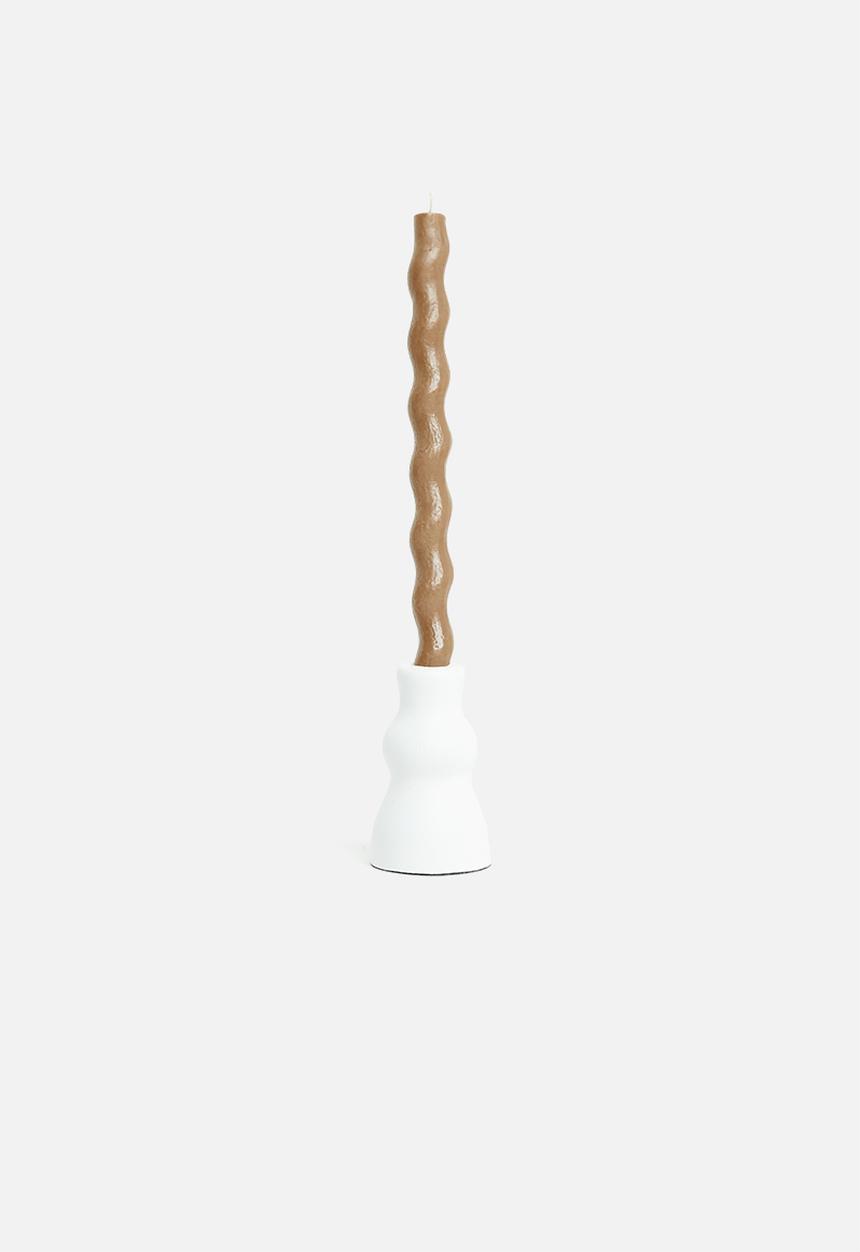 Okra Candle - Screwed dinner candle - cognac