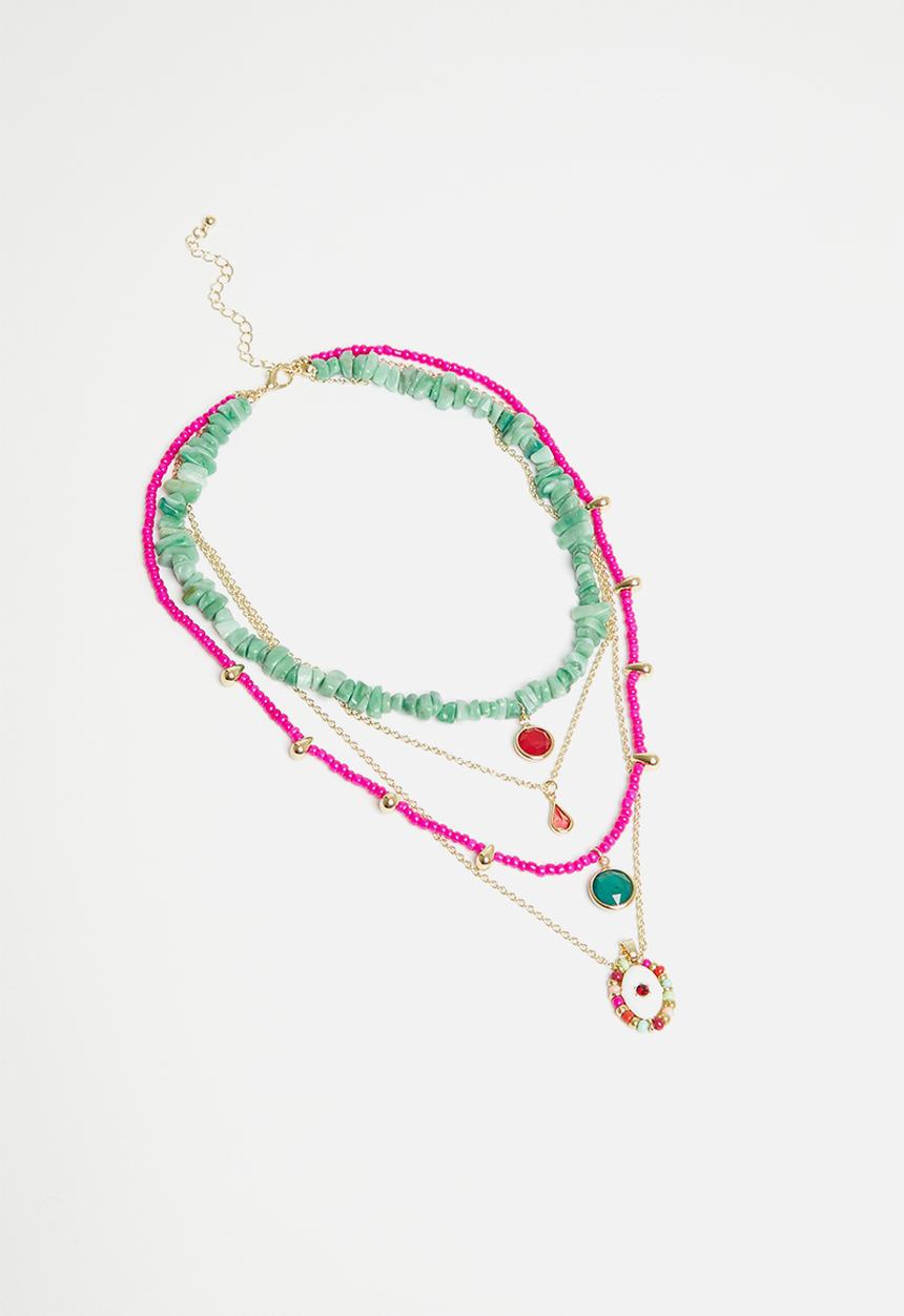 Superbalist - Lottie layered necklace - multi