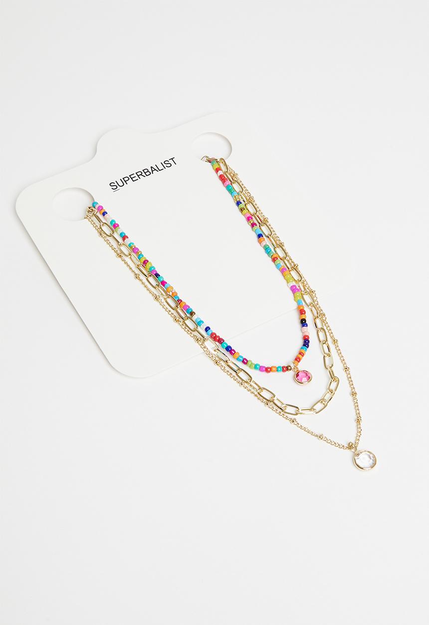 Superbalist - Jolene layered neckalce - multi