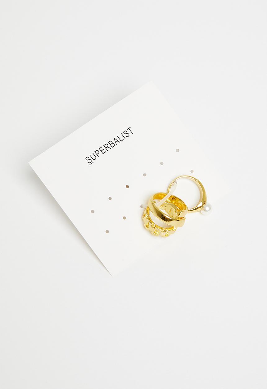 Superbalist - Lucy ring pack - gold