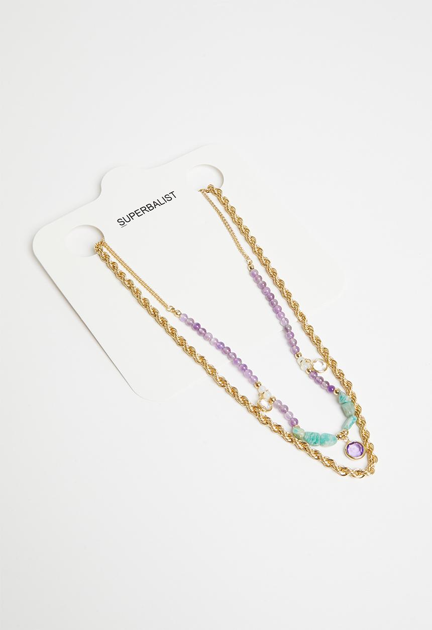 Superbalist - Sydney layered necklace - multi