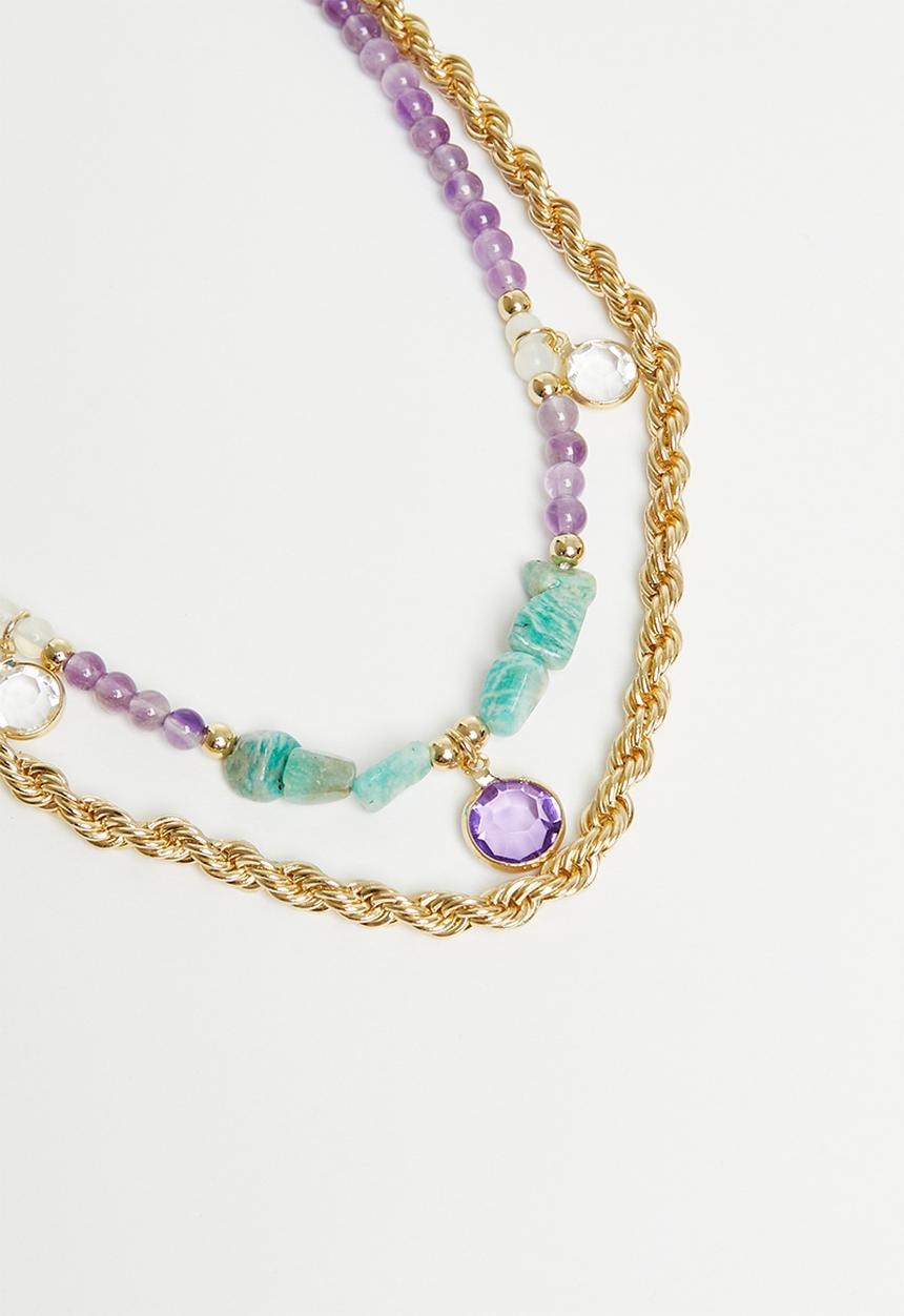 Superbalist - Sydney layered necklace - multi