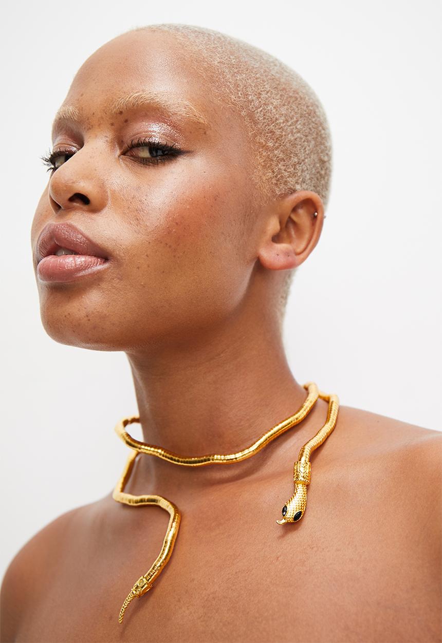 Superbalist - Snake choker - gold