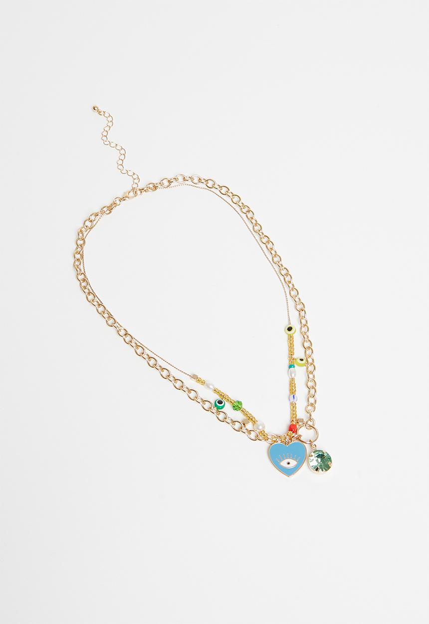 Superbalist - Sydney layered necklace - multi