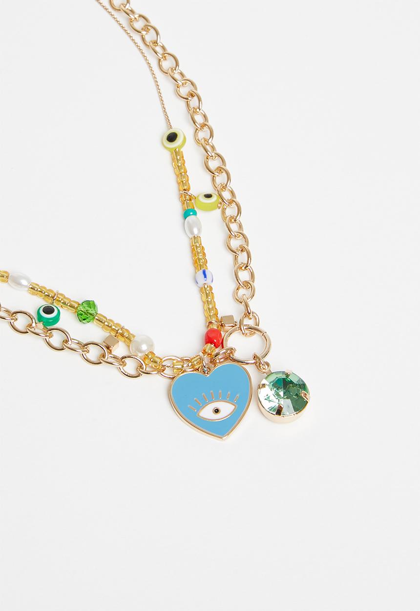 Superbalist - Sydney layered necklace - multi