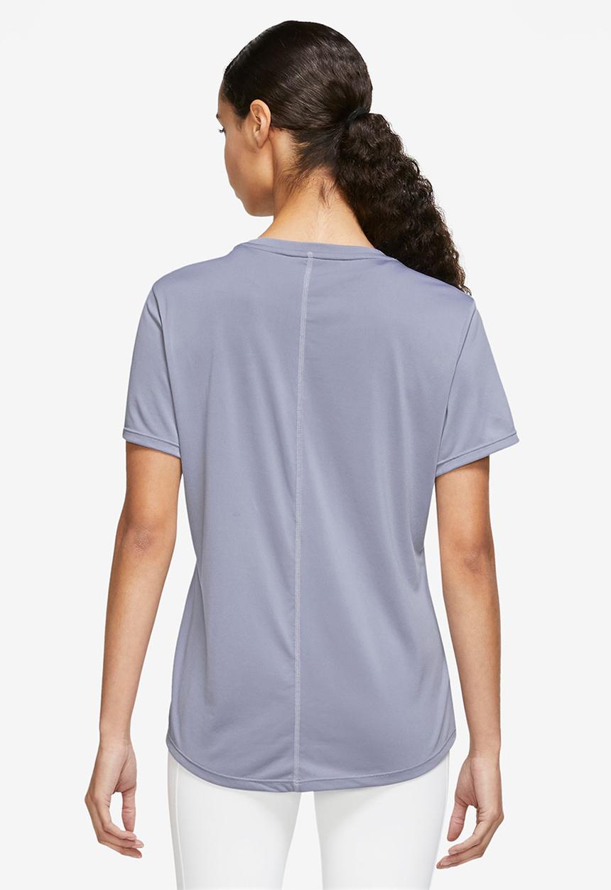Nike - W nk one df ss std top - indigo haze/white