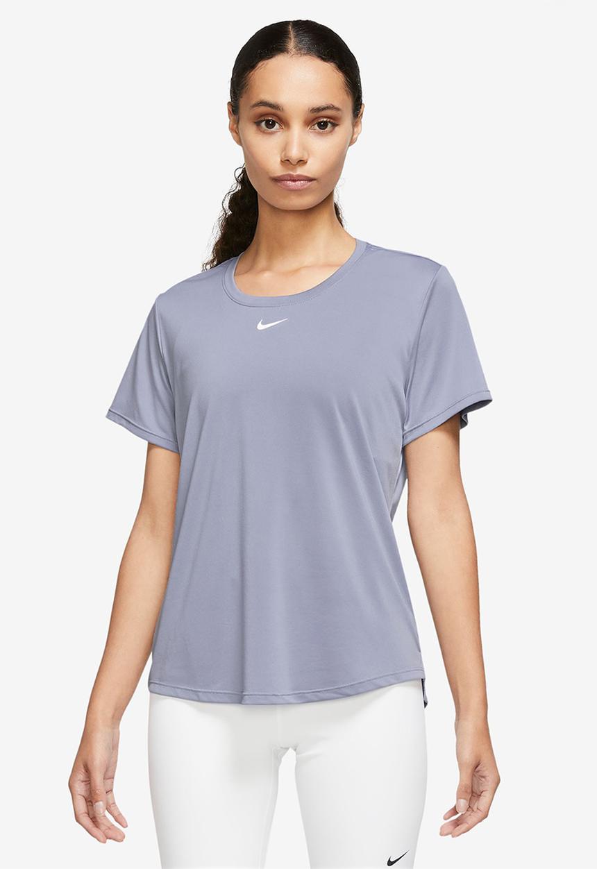 Nike - W nk one df ss std top - indigo haze/white