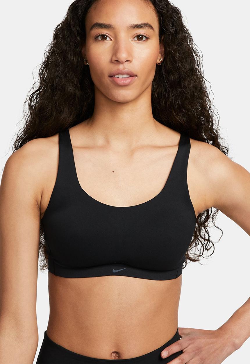 Nike - W nk alate coverage bra - black/cool grey