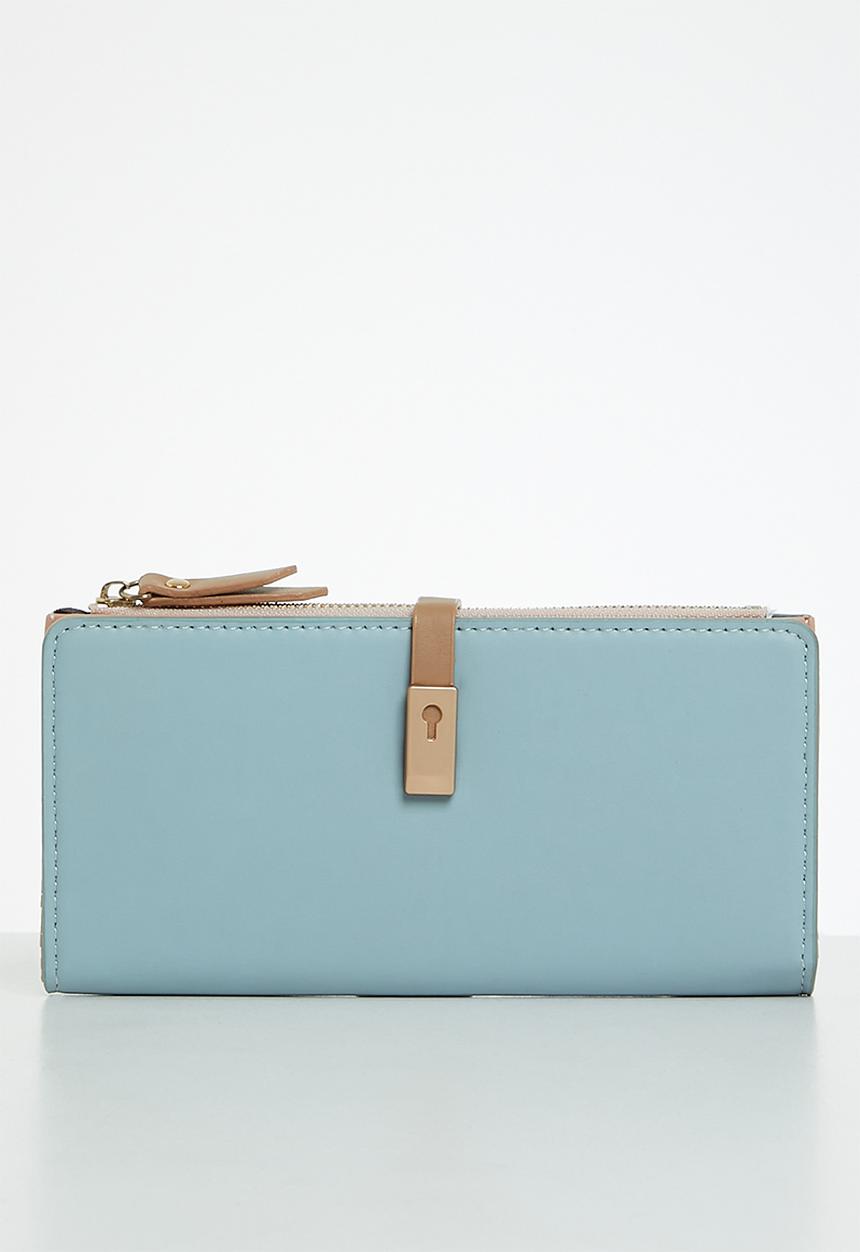 Superbalist - Maisie faux leather cardholder - blue
