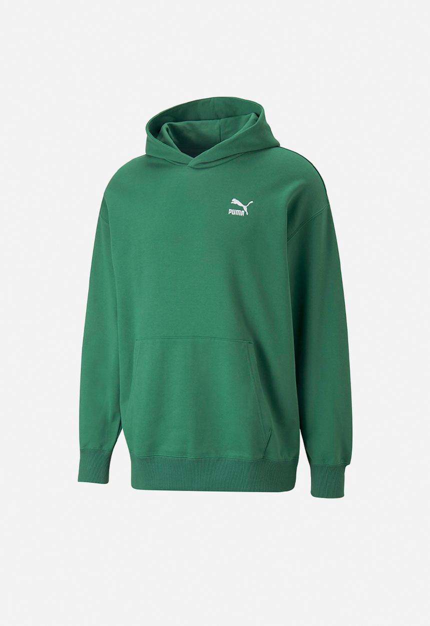 PUMA - Classics relaxed hoodie tr - vine