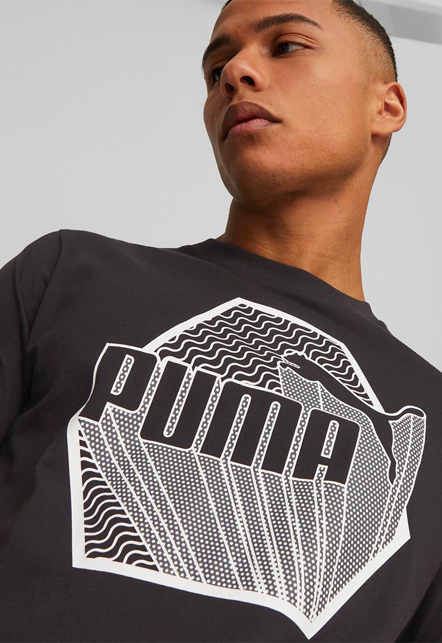 PUMA - Graphics rudagon tee - puma black