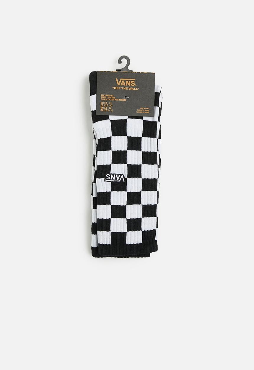 Vans - MN checkerboard crew II black-white check