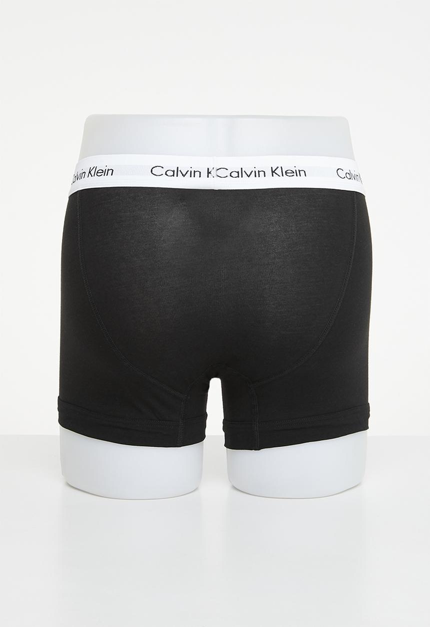 Calvin Klein - 3 pack trunks - white/black