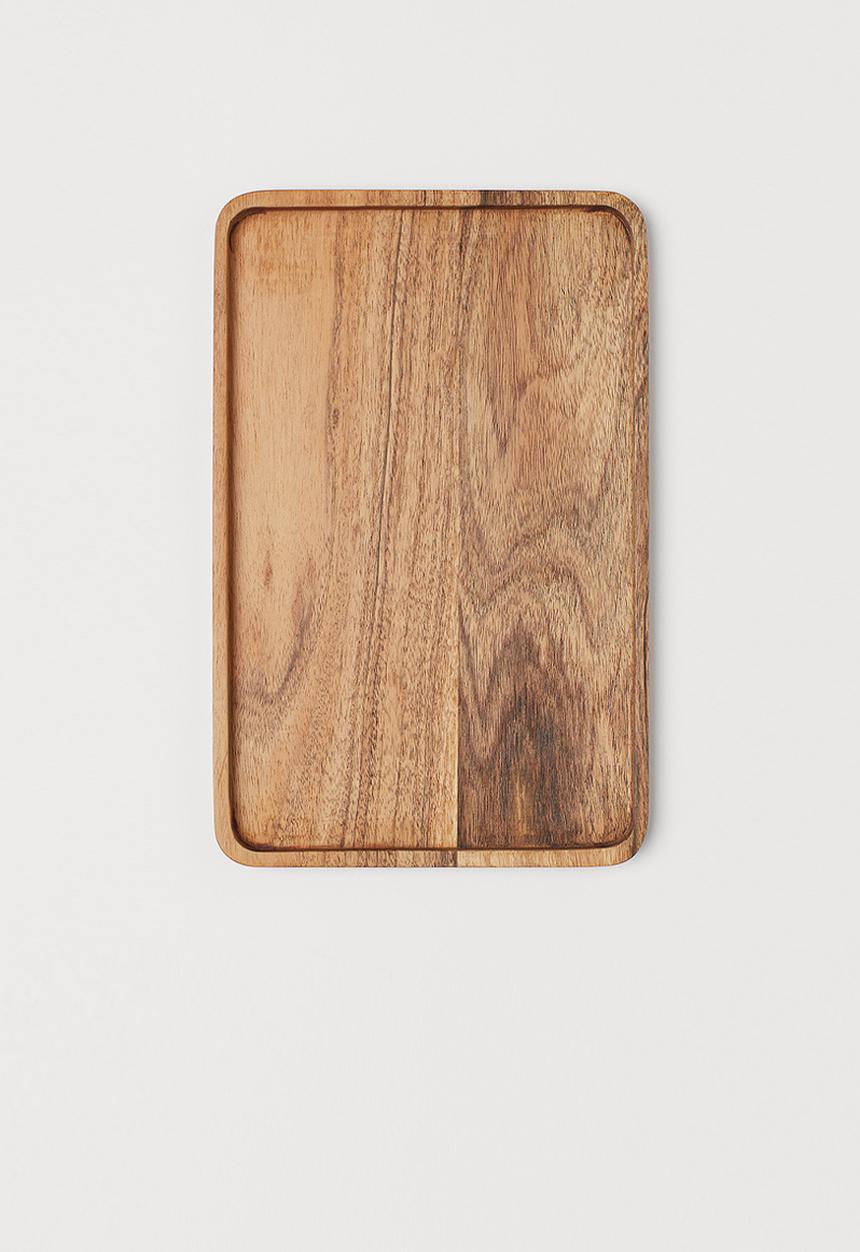H&M - Wooden tray - wood/acacia wood