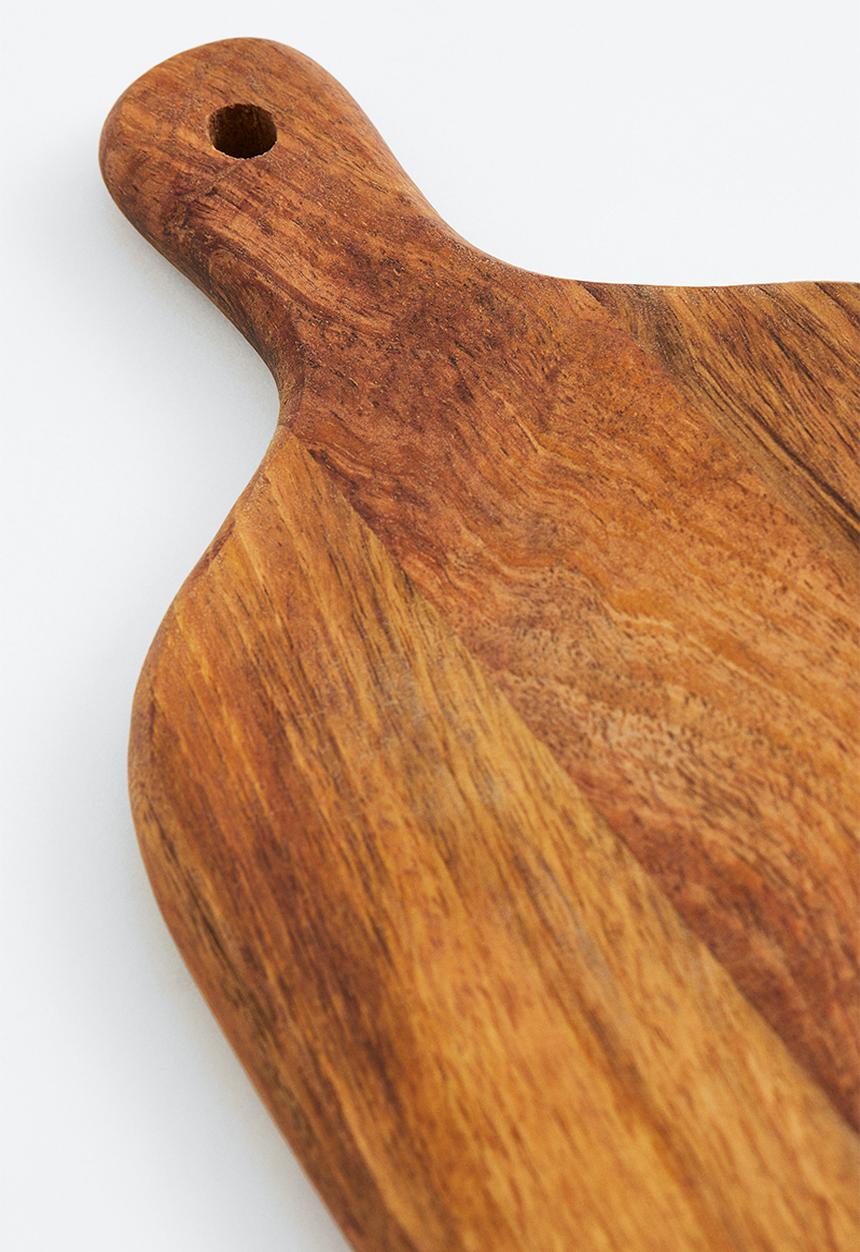 H&M - Small wooden chopping board - brown/mango wood