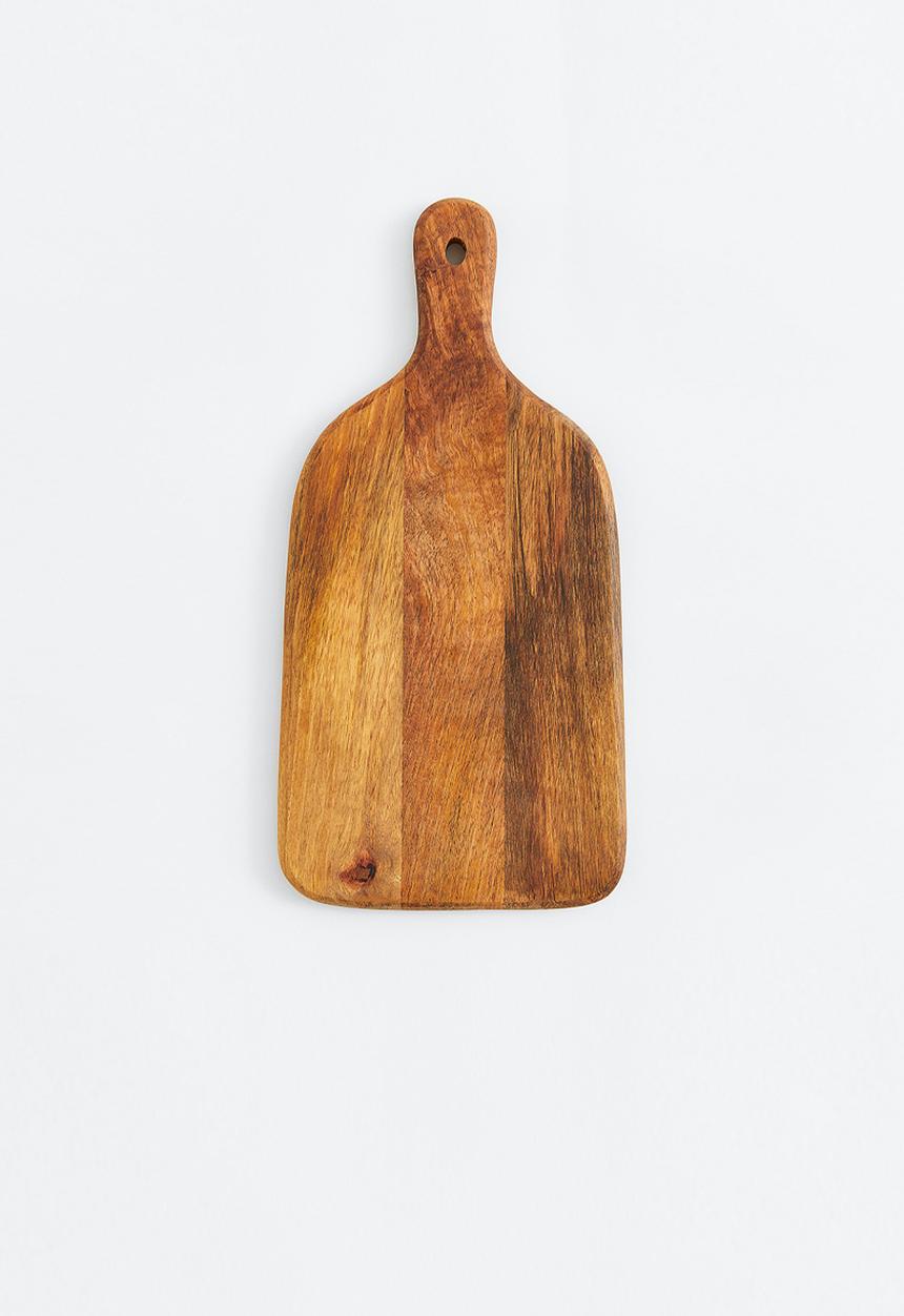 H&M - Small wooden chopping board - brown/mango wood
