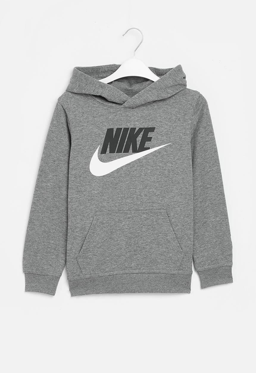 Nike - Nkn club hbr french terry po - carbon heather