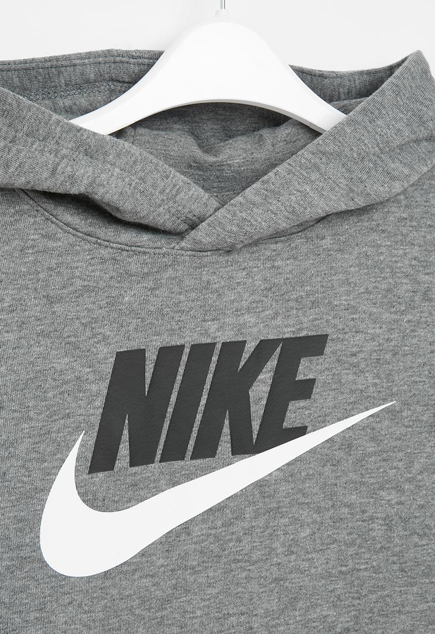 Nike - Nkn club hbr french terry po - carbon heather