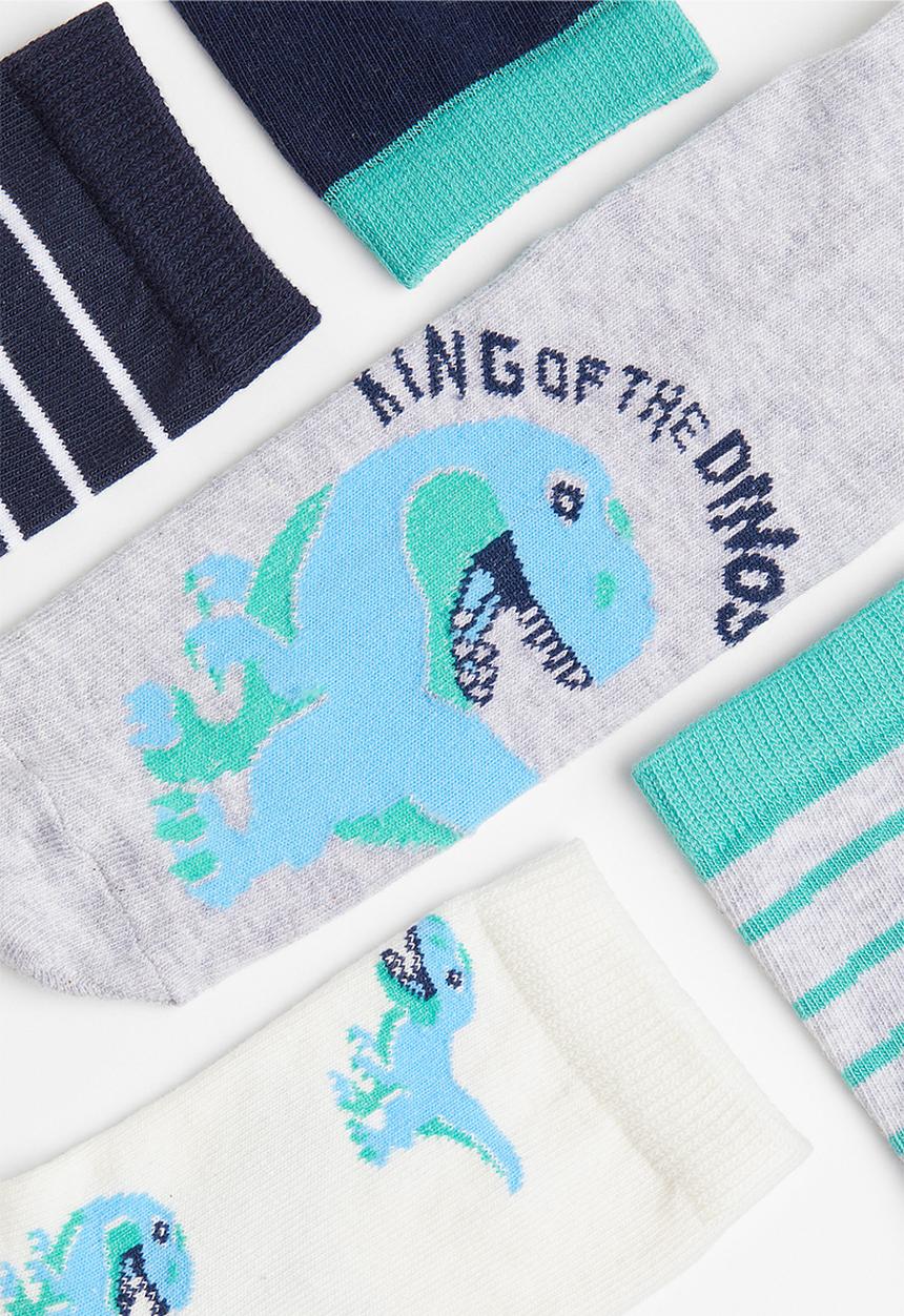 H&M - 5-Pack anti-slip-socks - multi