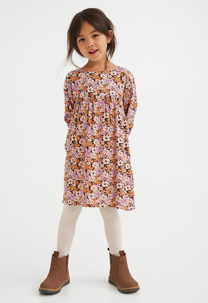 H&M - A-line dress - light purple/floral