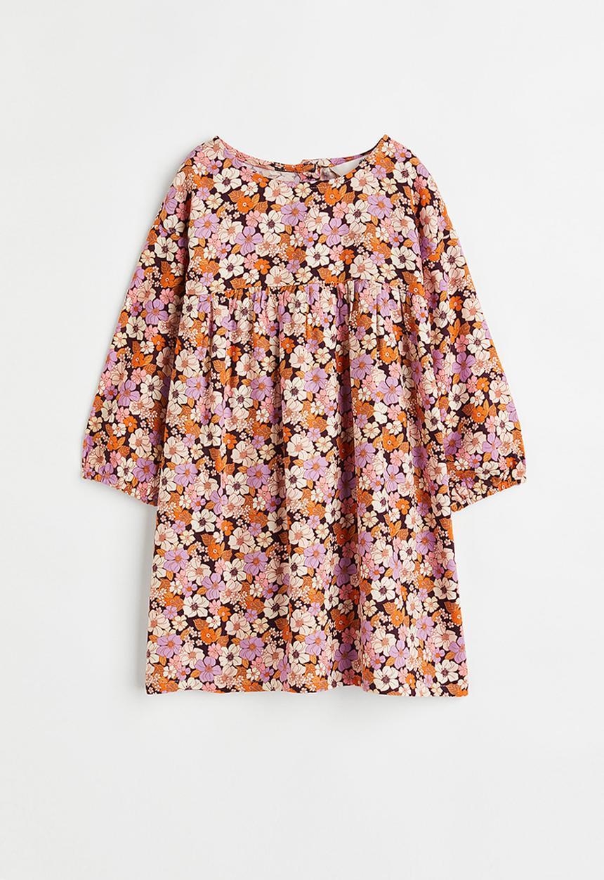 H&M - A-line dress - light purple/floral