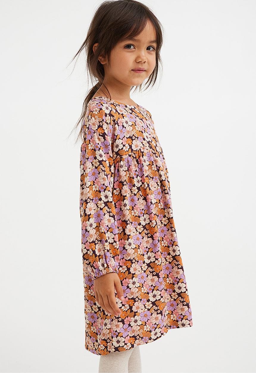 H&M - A-line dress - light purple/floral