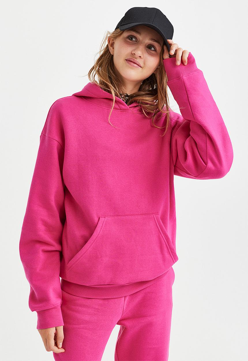 H&M - Oversized hoodie - bright pink