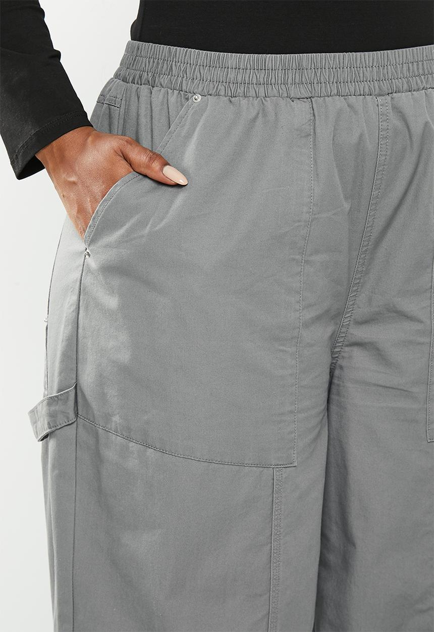 Cotton On - Plus quinn cargo pant - charcoal