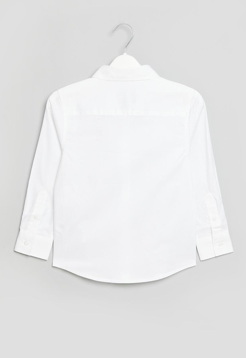 POLO - Boys nicholas ls shirt - white