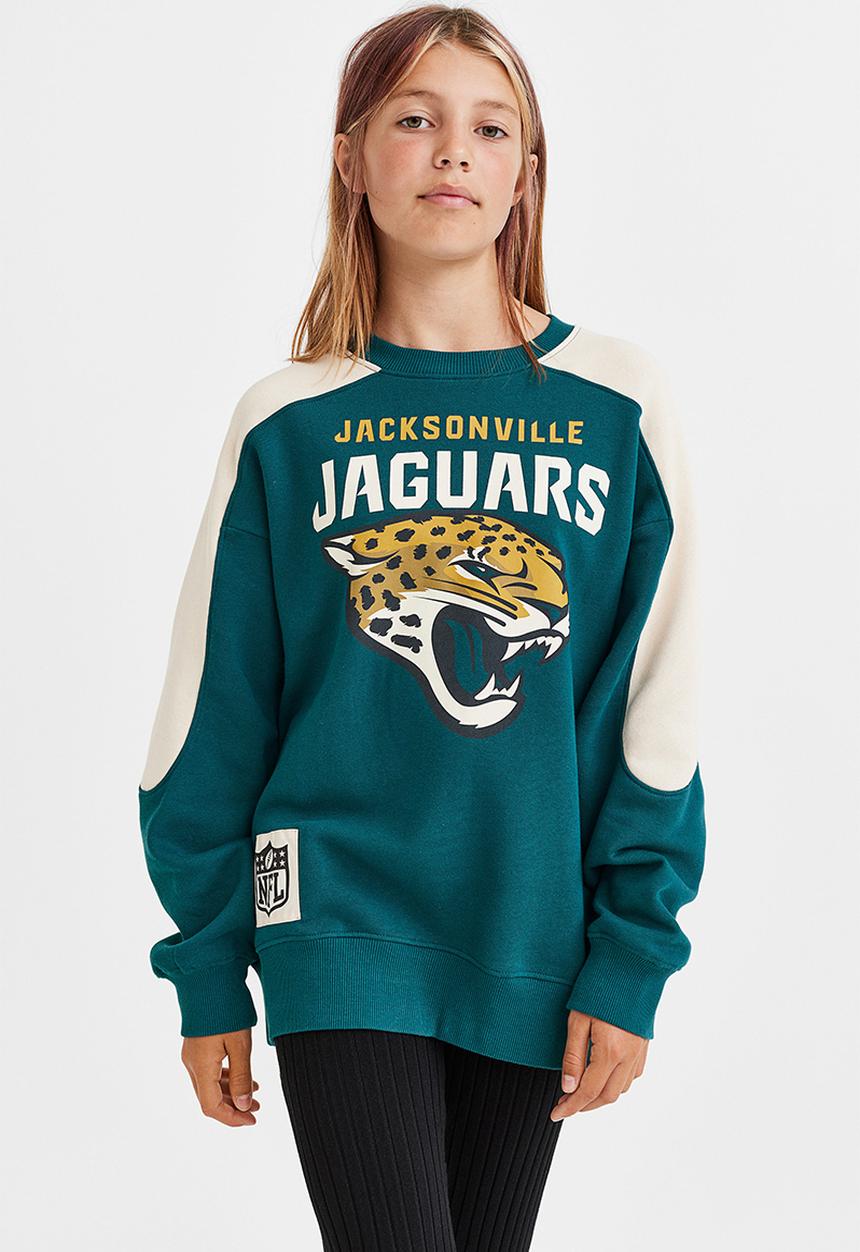 H&M - Oversized sweatshirt - dark turquoise/nfl